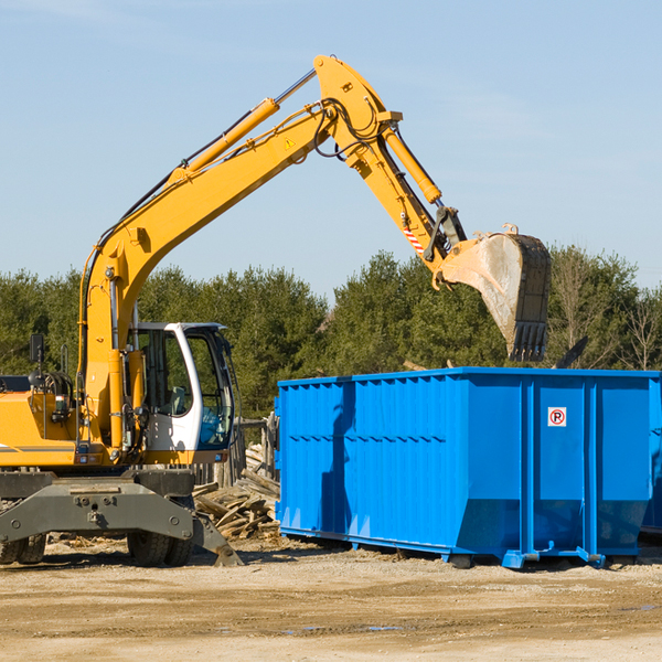 is there a minimum or maximum amount of waste i can put in a residential dumpster in Touchet WA